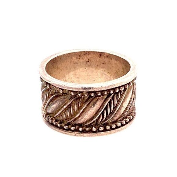 925 Thick Band Ring - Picture 1 of 5